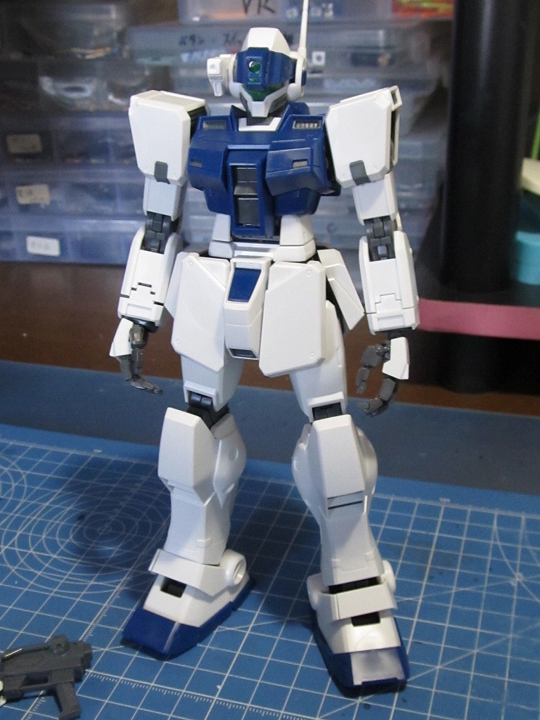 MG ジムスナイパーⅡホワイトディンゴ隊仕様 part1 頭部電飾改造