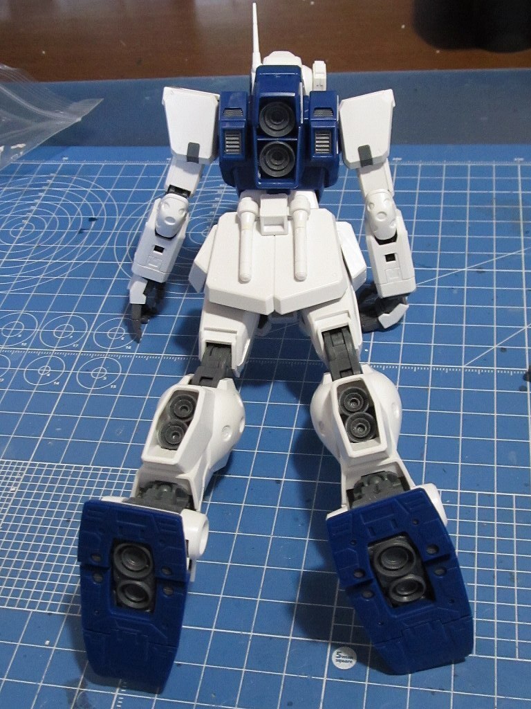 MG ジムスナイパーⅡホワイトディンゴ隊仕様 part1 頭部電飾改造
