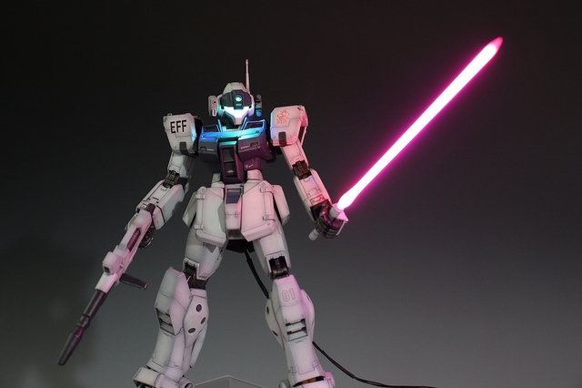 HG MS-06S シャア専用ザクII ORIGIN版 モノアイ電飾: ガンプラ HG MS-06S シャア専用ザクII ORIGIN版 モノアイ電飾: ガンプラ
